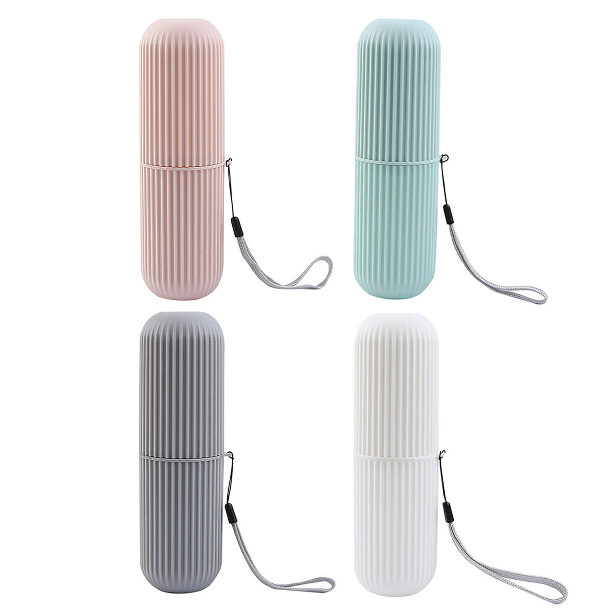 Pasta de dientes portátil, funda protectora para cepillo de dientes, caja de almacenamiento para viaje y Camping, protege la pasta de dientes de la suciedad y los daños