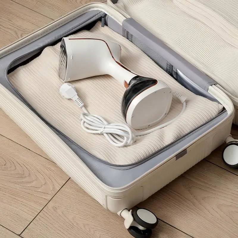 Plancha de Vapor de Mano con Pantalla Táctil Resistente al Calor HOMEFISH 2025, Mini Plancha Vertical con Cepillo