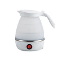 Tetera plegable y portátil, calentador de agua de 600ML, hervidor de agua eléctrico de viaje para el hogar, electrodomésticos de cocina de 220V, olla de agua hirviendo