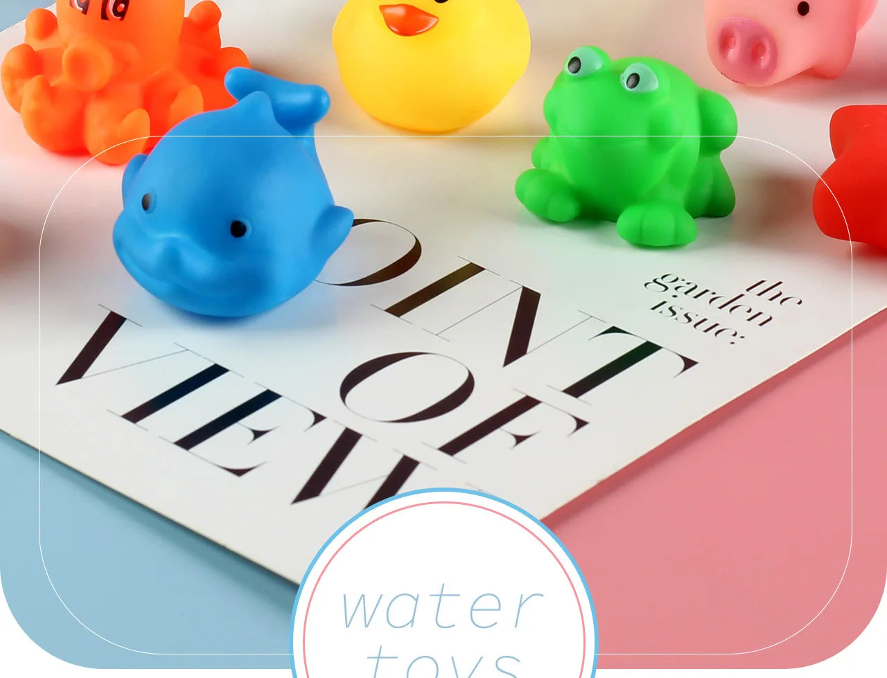 Pinch and Call juguetes para niños para tomar la ducha, jugar con el agua, nadar y jugar con el agua.