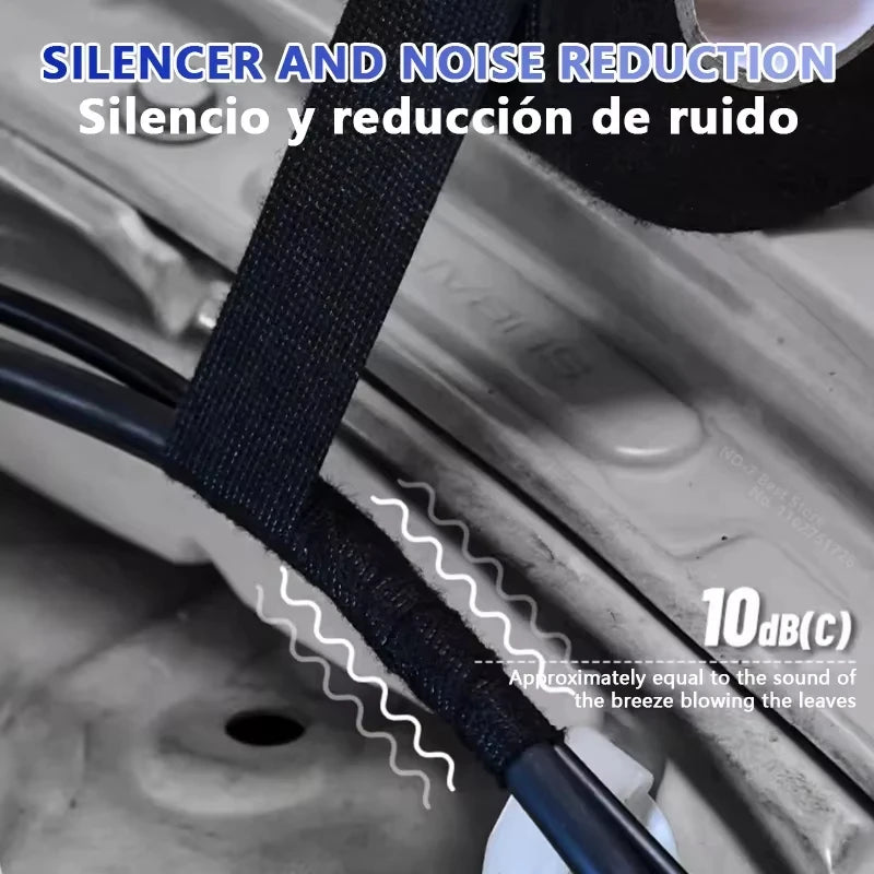 Cinta de tela para arnés de cables de alta temperatura, telar de cables automotriz, cinta adhesiva de tela resistente al calor para aislamiento eléctrico de motor
