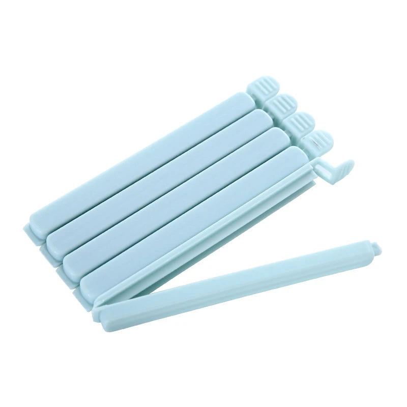 Abrazadera selladora de bolsas de alimentos de cocina de gran tamaño, Clip de sellado de aperitivos antihumedad, abrazadera de bolsa de plástico para almacenamiento de alimentos, 5 uds.