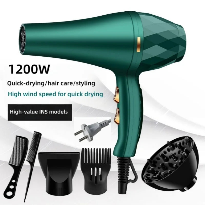 Nuevo secador de pelo de alta potencia con temperatura constante fría y caliente, secado rápido, para uso doméstico y profesional en salones de belleza.