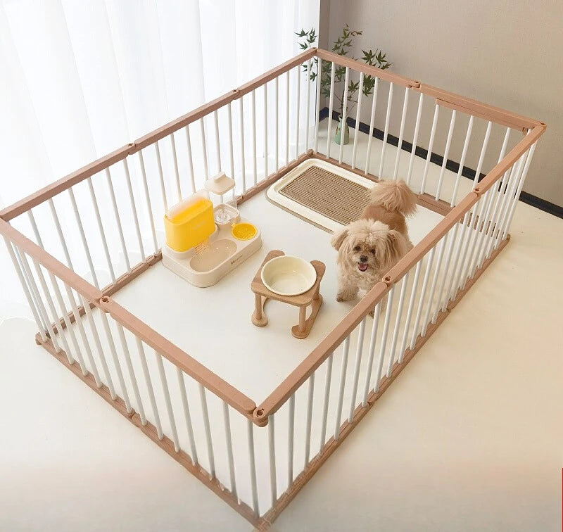 Jaula para perros fuerte y duradera, valla interior suave para mascotas, vallas para perros antioxidantes, diseño creativo, fácil instalación, suministros de productos para mascotas