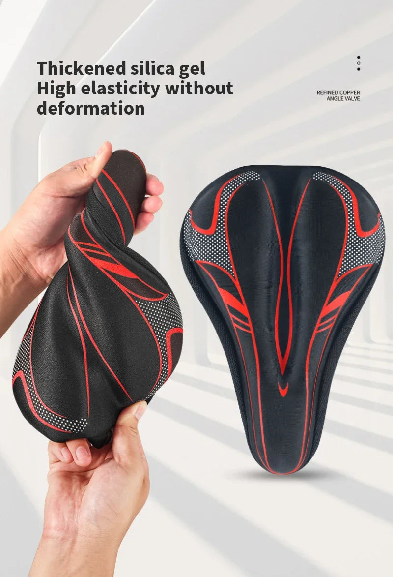 Sillín de bicicleta de GEL 3D para hombre y mujer, productos para bicicleta de montaña y carretera, accesorios, piezas de viaje de carbono para ciclismo