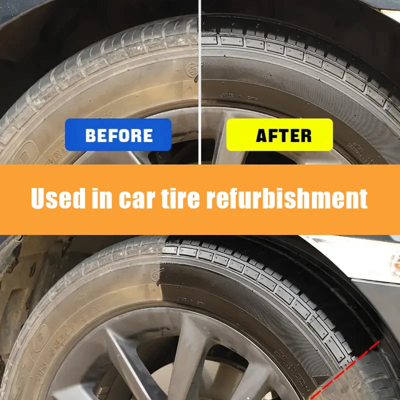 Restaurador de Plástico para Autos, Brillo Negro Intenso, Cera Renovadora para Interiores de Cuero y Paneles, Agente de Recubrimiento, Pulimento y Reparación Automotriz