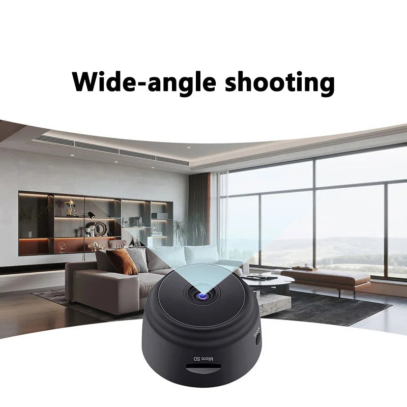 Mini cámara WiFi HD de 1080P, Monitor de bebé, vigilancia de seguridad interior, videocámara de visión nocturna, cámara IP, grabadora de Audio y vídeo