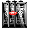 3 uds 30D Protector de pantalla de vidrio templado para IPhone 17 Air 14 13 11 15 16 Pro Max 12 Mini 16e XS XR X 8 7 Plus 16Pro cubierta de película