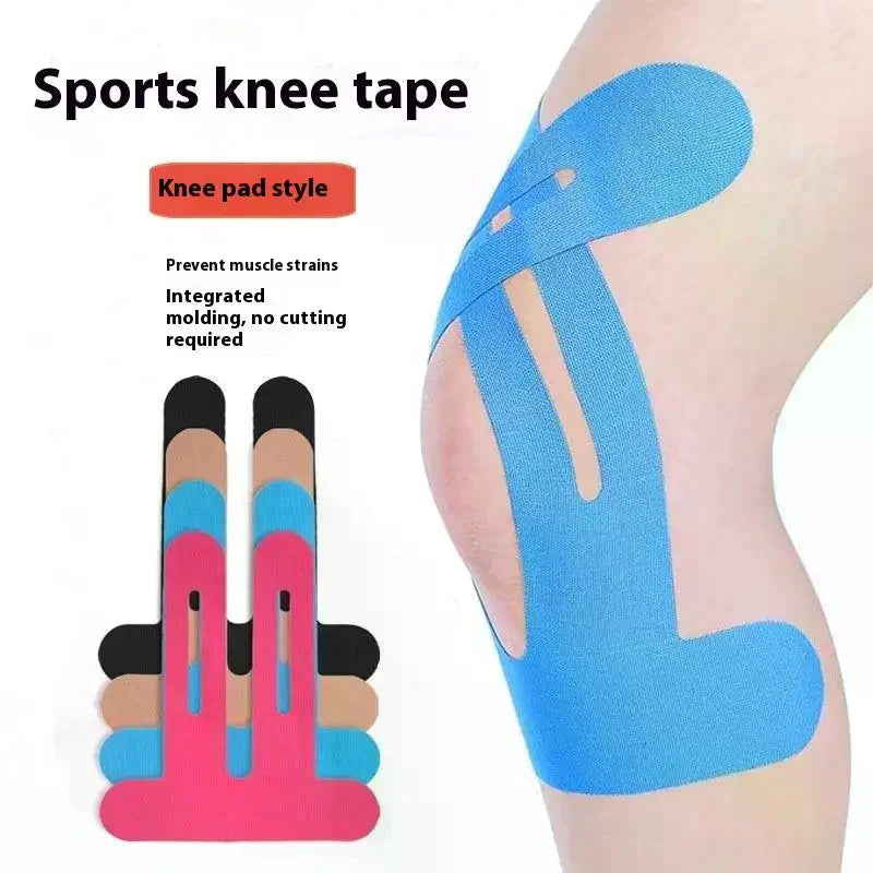 Cinta de kinesiología, atlética y elástica, transpirable, para rodillas, impermeable, proporciona soporte y estabilidad para correr, 1/5 Uds.