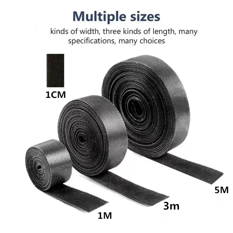 Organizador de cables de 1/5M, cinta enrolladora de cables, lazos de gestión de cables para auriculares y ratón, protector para iPhone, Xiaomi, Samsung
