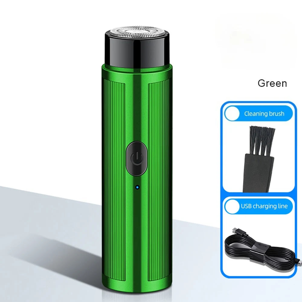 Mini Afeitadora Eléctrica Portátil Recargable, Depiladora, Máquina de Afeitar para Mujeres y Hombres, Mini Afeitadora para Auto, Herramientas de Afeitado Eléctrico