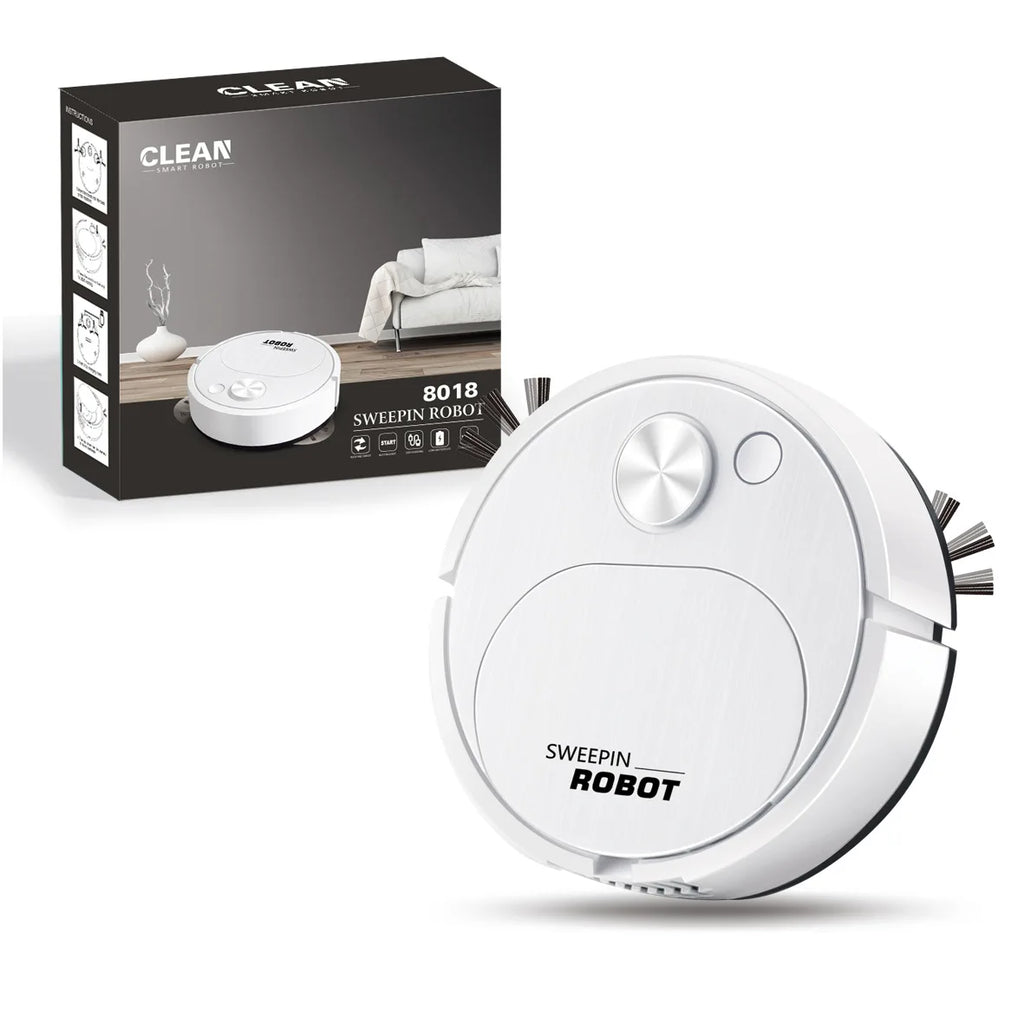 Nuevo Robot aspirador de barrido USB, fregado 3 en 1, inalámbrico inteligente, 1500Pa, limpieza de arrastre, barrido de suelo para el hogar y la Oficina