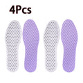 Plantillas deportivas de PU que absorben los golpes, plantilla fresca transpirable de verano, plantillas para zapatos para hombres y mujeres, 2 uds./4 Uds.