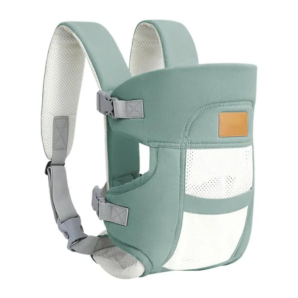Soporte para bebé, portabebés ligero, ergonómico, transpirable, bolsa con eslinga Horizontal, soporte para la cabeza ajustable para paseos en la naturaleza