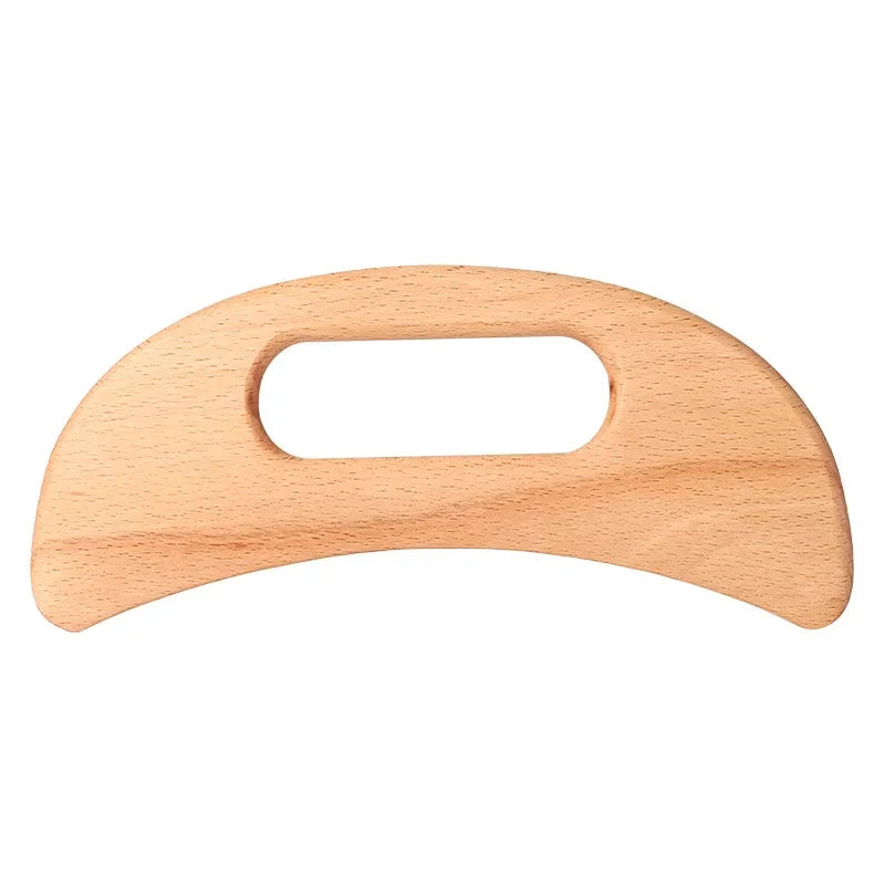 Masajeador de drenaje linfático, herramienta Gua Sha de madera para masaje corporal, raspador para anticelulítico, paleta Gua Sha, 2 uds.