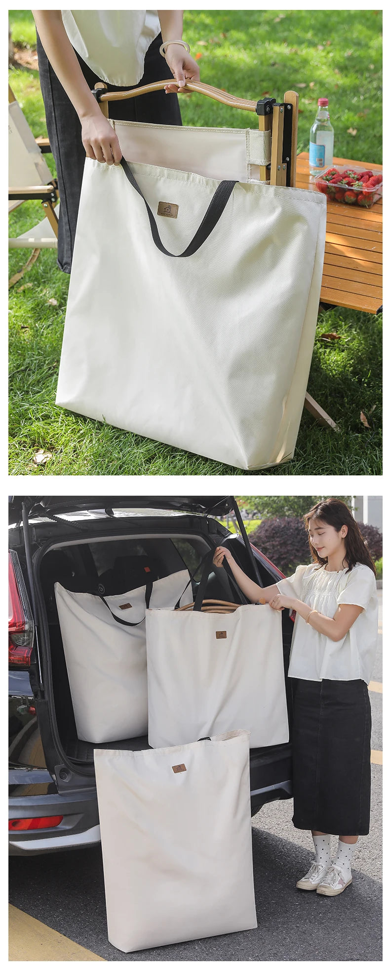 Bolsa de Almacenamiento de Gran Capacidad para Silla y Mesa de Camping Kemite, Impermeable y Ecológica, para Organización de ...