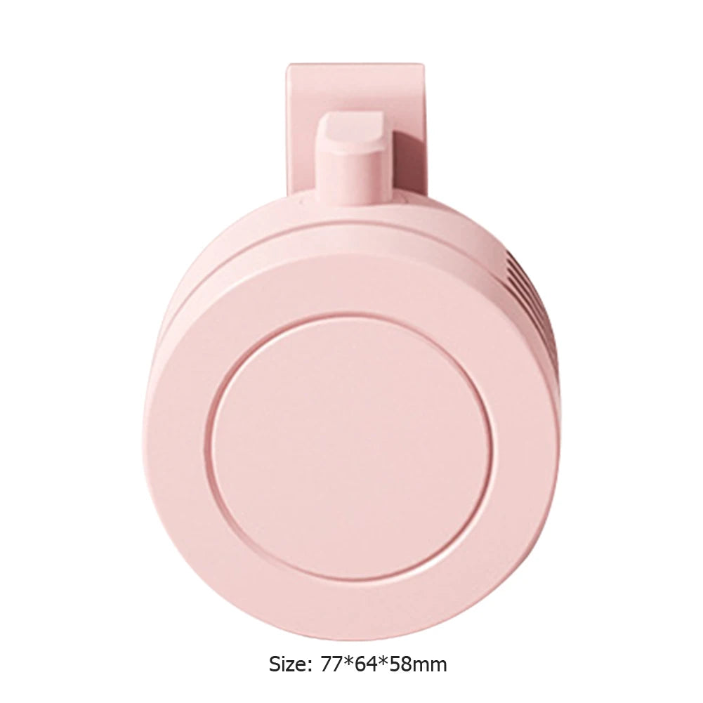 Mini ventilador portátil con Clip, ventilador de refrigeración eléctrico sin aspas de 3 velocidades, ventilador colgante para cintura, cuello, cintura, recargable por USB para exteriores