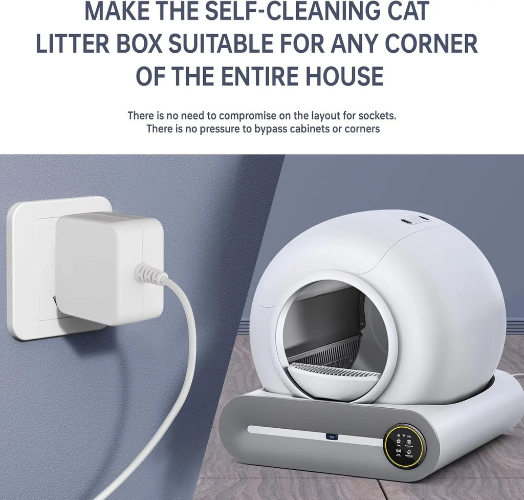 TONEPIE Accesorios para Caja de Arena Automática para Gatos, Puerta de Recambio para Contenedor de Inodoro Autolimpiable, Piezas de Repuesto, Suministros para Gatos