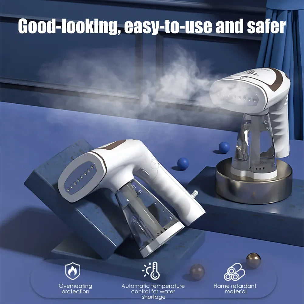 Plancha de vapor eléctrica de mano para ropa, vaporizador de 1600W, potente, plegable, portátil, para viaje y hogar