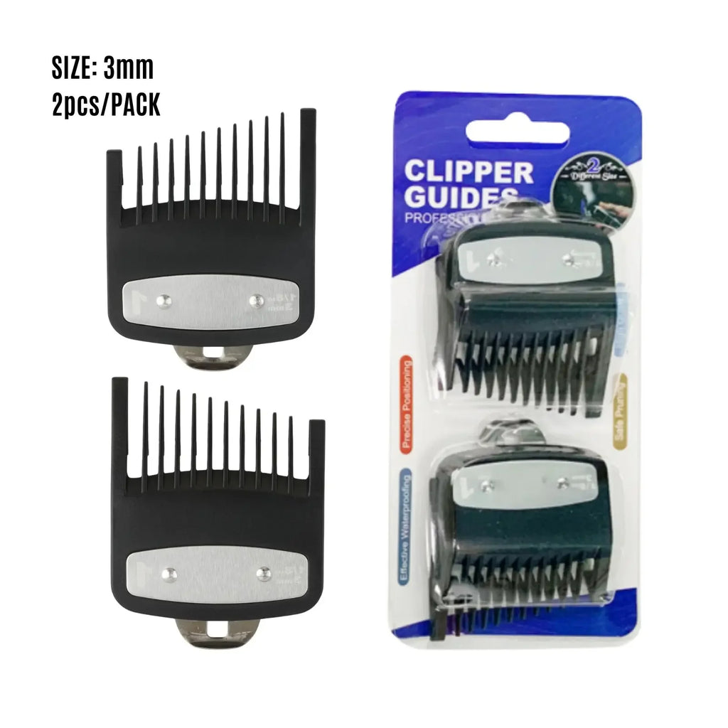 Peines de límite para cortapelos profesionales, guía de corte de pelo para peluquero, protectores para maquinilla de cortar el pelo, herramientas de estilismo de 3mm/4,5mm, 2 uds.