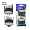 Peines de límite para cortapelos profesionales, guía de corte de pelo para peluquero, protectores para maquinilla de cortar el pelo, herramientas de estilismo de 3mm/4,5mm, 2 uds.