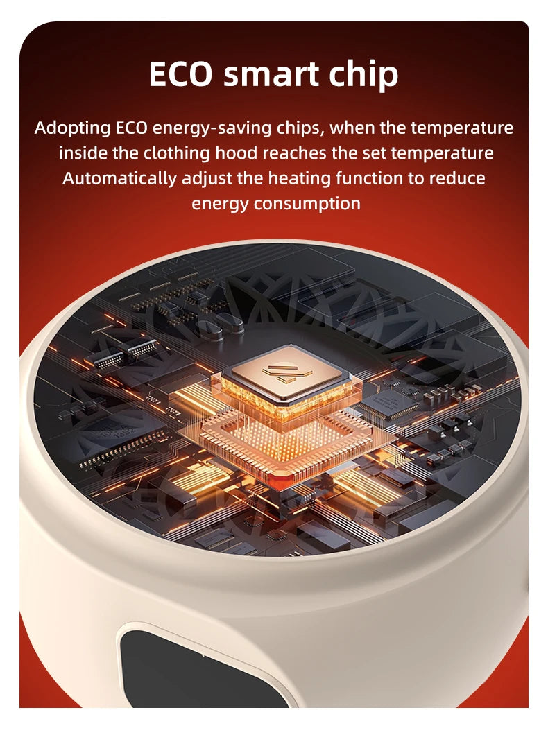 Secador eléctrico portátil, secador multifuncional, plegable, temporizado, secado rápido, bajo ruido, calefacción de aire caliente, cuidado de la ropa, Mini secador