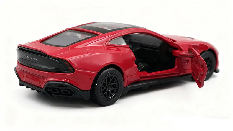 1/41 Aston Martin Vanquish coche de aleación fundido a presión y vehículos de juguete modelo de coche modelo a escala en miniatura coche de juguete para niños
