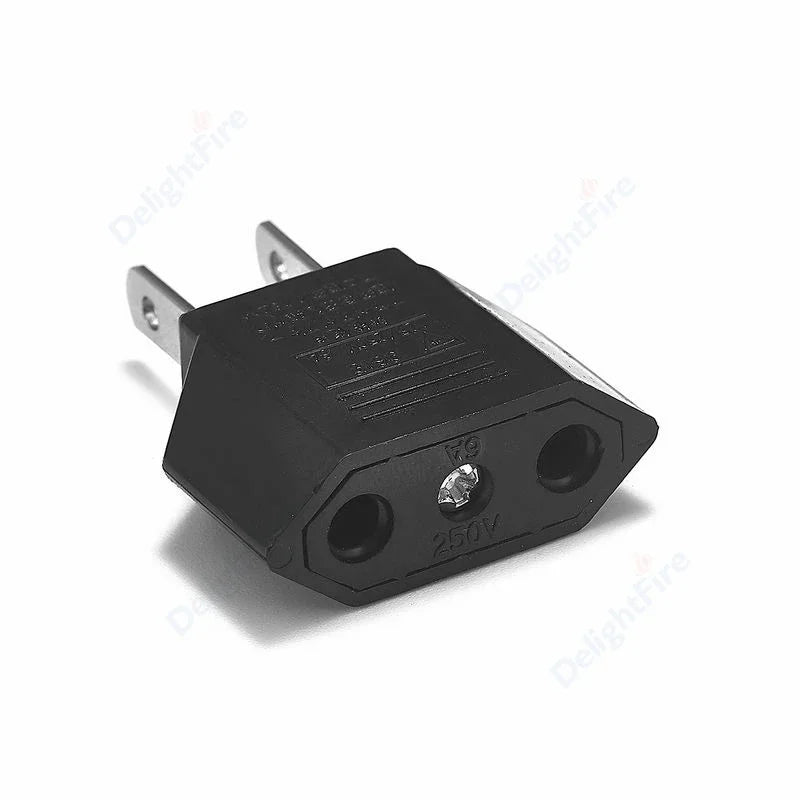 Adaptador de enchufe eléctrico estadounidense, europeo, UE a EE. UU., América, China, CN, Canadá, CA, adaptador de viaje, enchufe de 2 pines, convertidor tipo A, adaptador de corriente