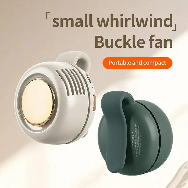 Ventilador pequeño portátil silencioso, miniventilador eléctrico sin aspas, carga USB, ideal para niños y adultos, regalo ideal para viajes al aire libre y oficina