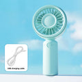 Nuevo Mini Ventilador Portátil USB Recargable Silencioso para Mesa, Maquillaje, Pestañas, Niños, Oficina, Viajes, Enfriador de Aire