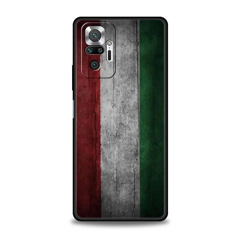 Funda de teléfono con bandera de Italia para Xiaomi Redmi Note 13, 12, 5G, 11, 10 Pro Plus, 4G, 9S, 8, 7, 9T, 13C, 12C, 10C, 9C, 9A, funda de silicona suave