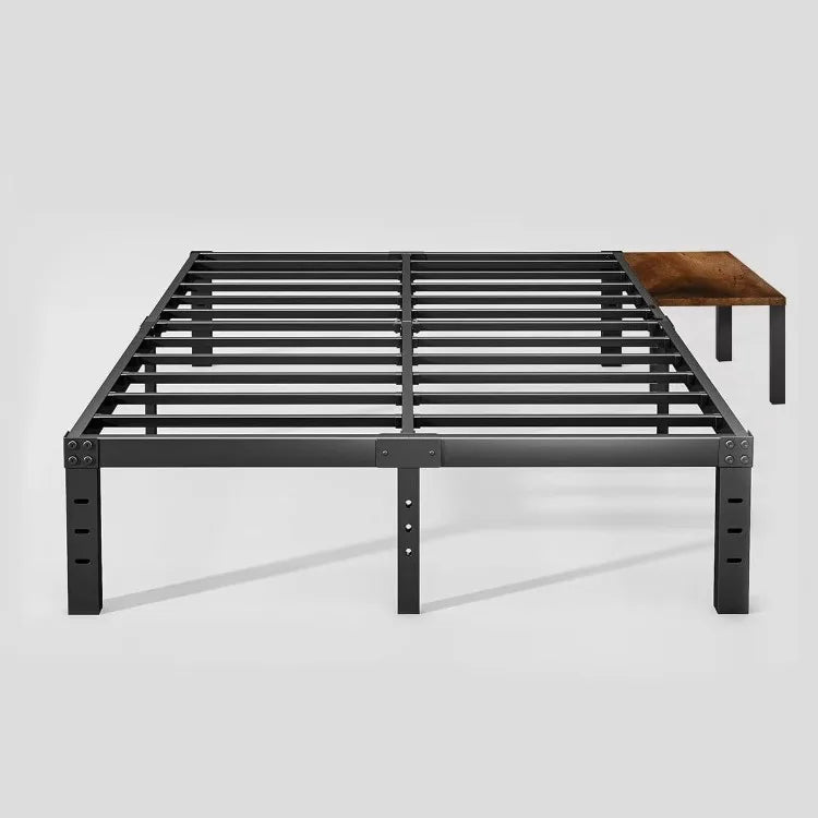 Bases de Cama, marco de plataforma, soporte de listones laterales, cabecero capitoné, Base de Metal, Estructura informal, Cama, muebles para el hogar
