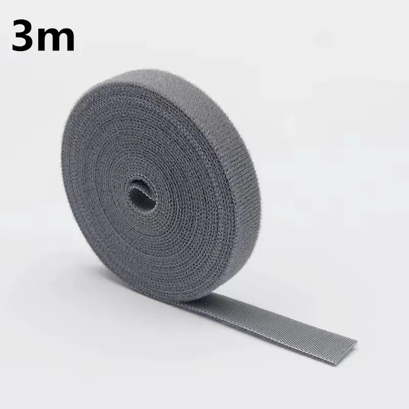 Organizador de cables de 1/5M, cinta enrolladora de cables, lazos de gestión de cables para auriculares y ratón, protector para iPhone, Xiaomi, Samsung