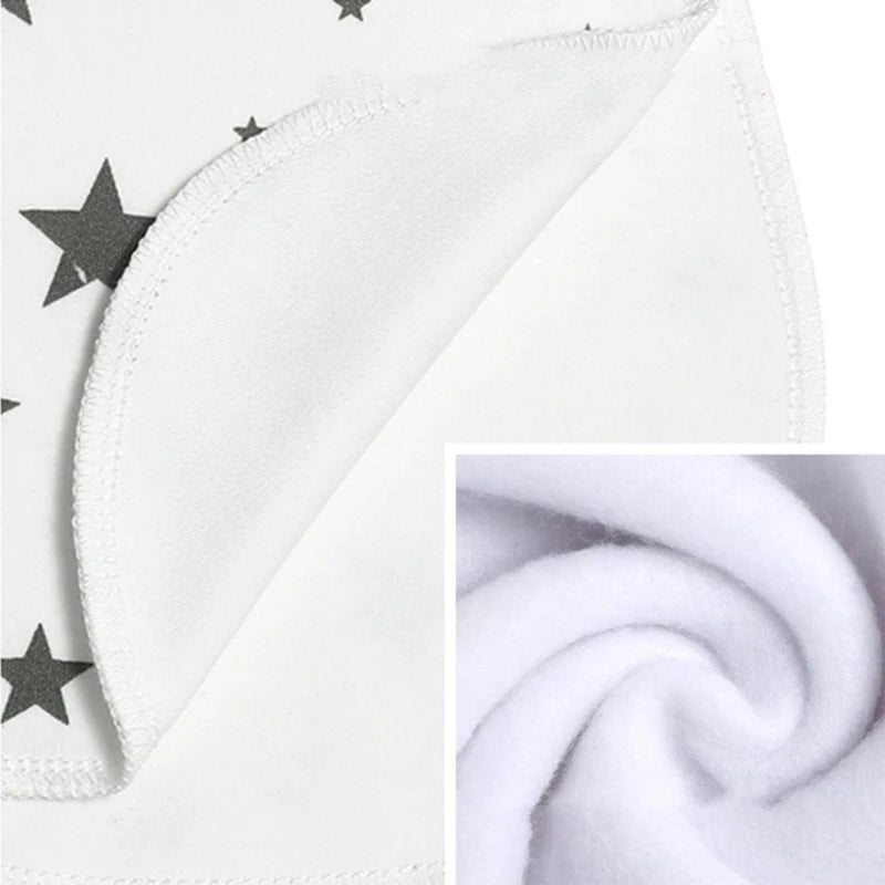 Paños de Bebé de 2 Capas, Baberos Absorbentes para Recién Nacidos, Baberos de Algodón Suave para Bebés, Regalo para Baby Shower