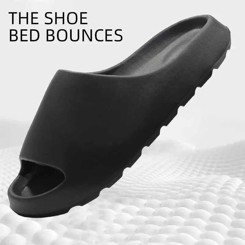 Sandalias de Coco con Suela Gruesa, Sensación de Caminar sobre Nubes, Antideslizantes, Novedad de Verano (Caja de zapatos no incluida)