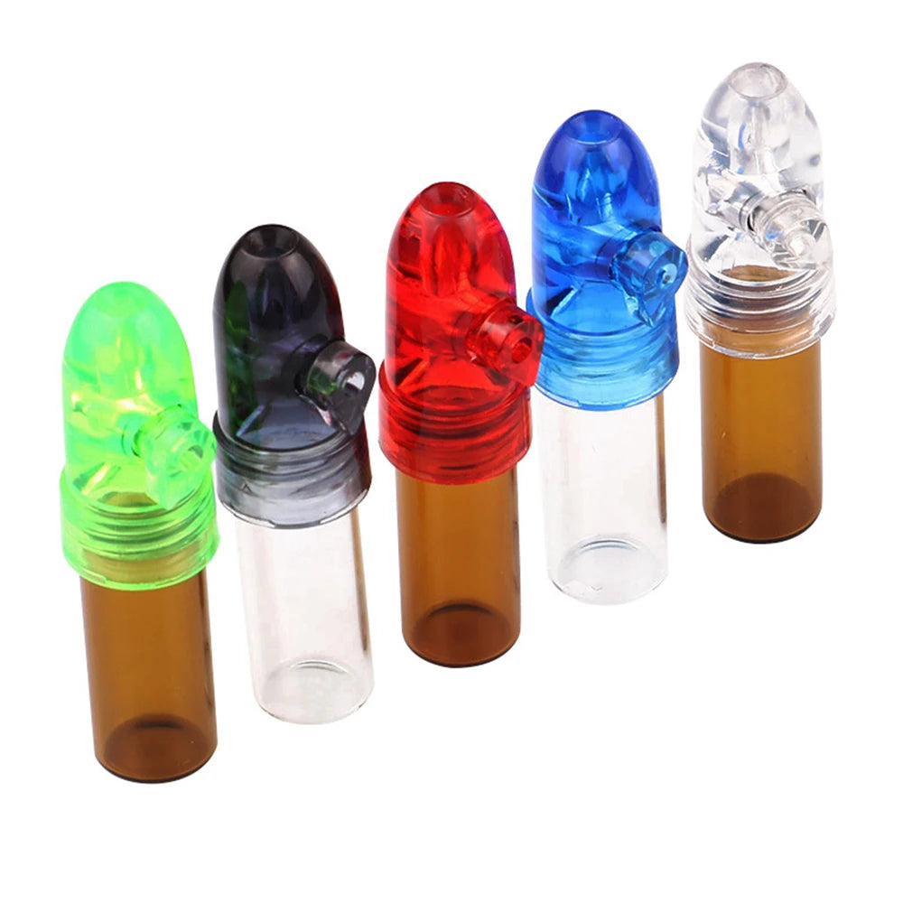 Dispensador de botellas de vidrio para especias, divertido, con tapas a prueba de fugas, tarro organizador de almacenamiento de 53/68/83mm, 2 uds.