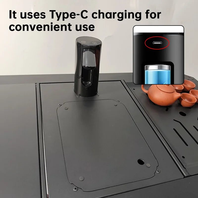 Mesa IGT para acampar al aire libre, fregadero de acero inoxidable con bandeja y dispensador de agua/Tabla de cortar, accesorios portátiles para mesa IGT