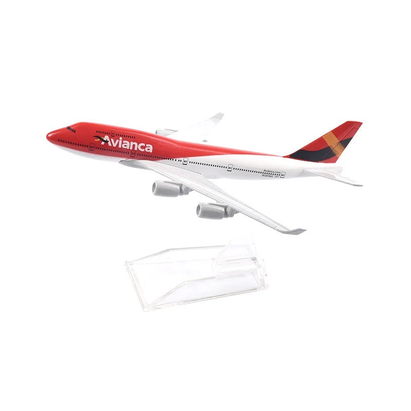 JASON TUTU modelo Original Boeing 747 avión Diecast Metal 1/400 escala miniatura avión modelo aviones regalo