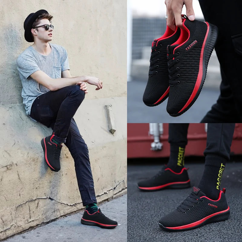 Zapatos informales para hombre, zapatillas de correr para hombre, Tenis ligeros, cómodas zapatillas transpirables para caminar, zapatos deportivos para hombre