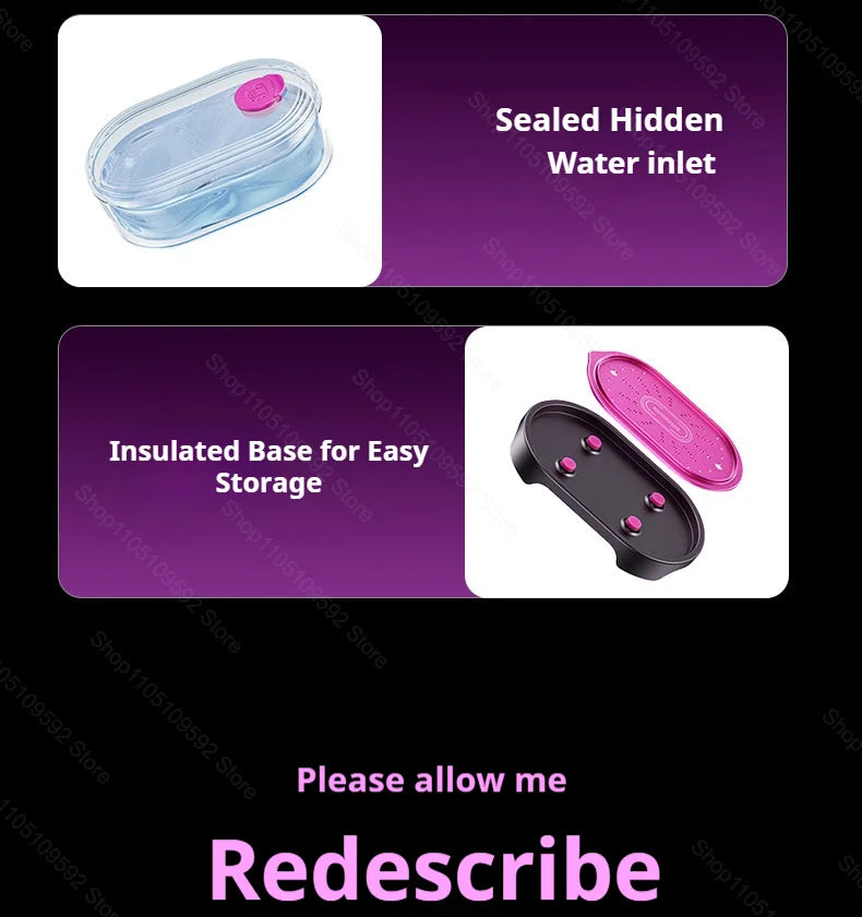 Plancha de vapor portátil de mano, vaporizador de ropa plegable para colgar, máquina de planchado en seco y húmedo para el hogar y viajes