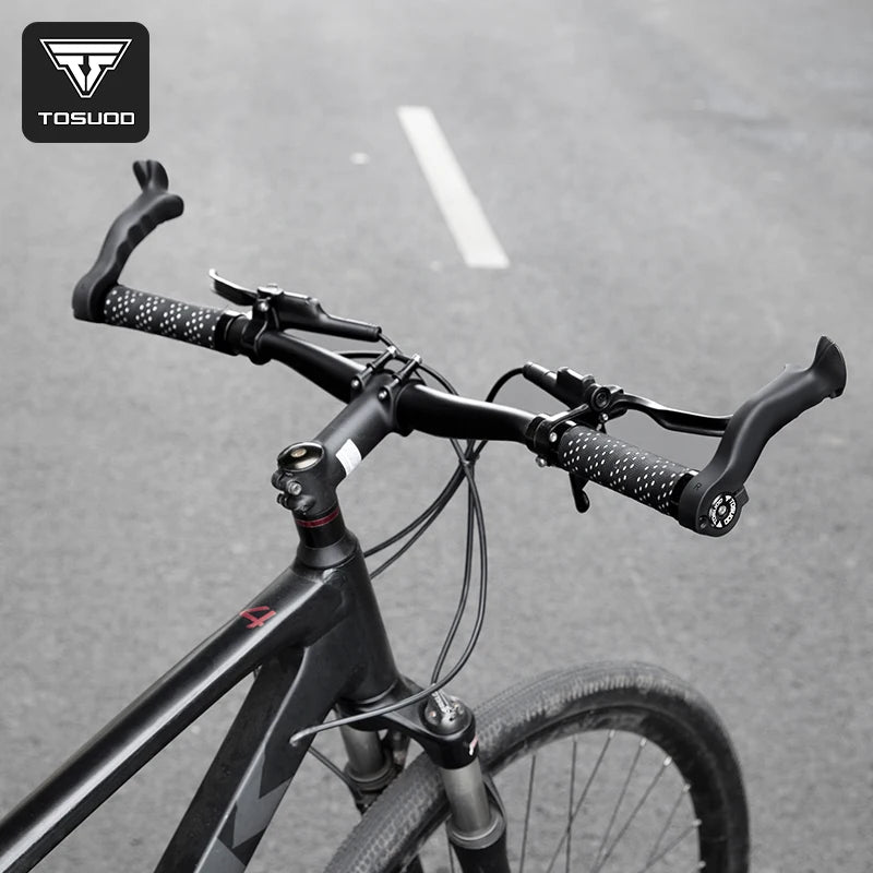 TOSUOD-extensiones de barra de bicicleta, diseño ergonómico, manillar de extensión ligero, accesorio cómodo para manillar de bicicleta