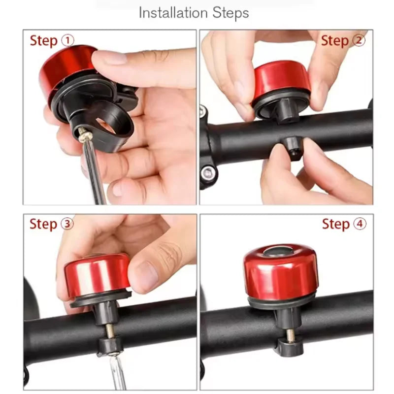 Timbre de bicicleta de aleación para seguridad, anillo para manillar de ciclismo, llamada de bicicleta, accesorios para bicicleta, bocina de bicicleta de montaña y carretera, alarma de sonido