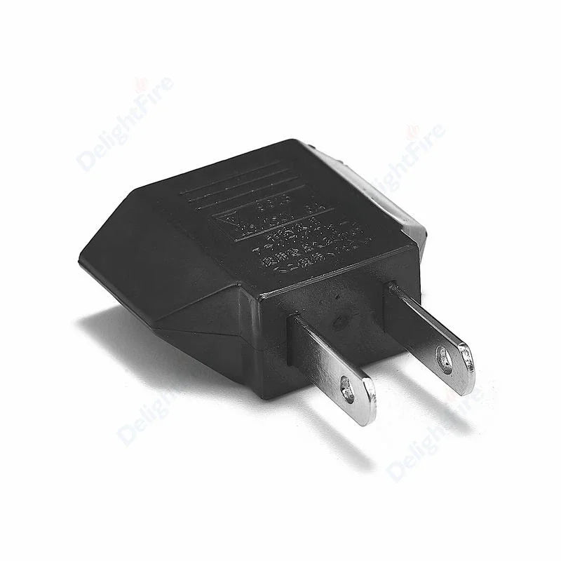 Adaptador de enchufe eléctrico estadounidense, europeo, UE a EE. UU., América, China, CN, Canadá, CA, adaptador de viaje, enchufe de 2 pines, convertidor tipo A, adaptador de corriente