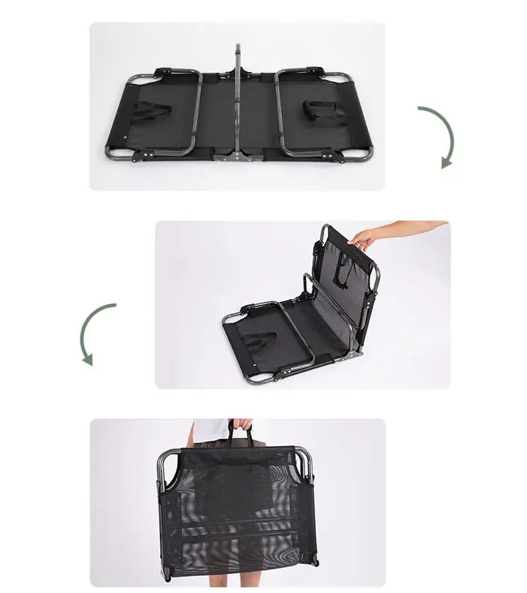 Cama antihumectante para perros, cama transpirable para perros grandes, plegable, para acampar y dormir, perrera colgante para el suelo