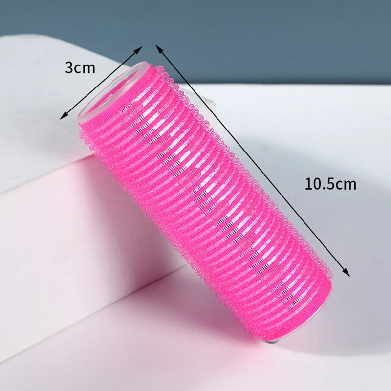1 Uds. Rodillos para el cabello con agarre automático, rizador perezoso, cinta rizadora de seda, rodillo para el cabello, varilla rizadora sin calor, herramientas de estilismo para el cabello