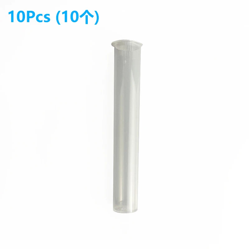 Paquete de 10 Tubos de Almacenamiento Herméticos para Cigarrillos de 116 mm, Contenedor Impermeable para Cigarrillos de 110 mm