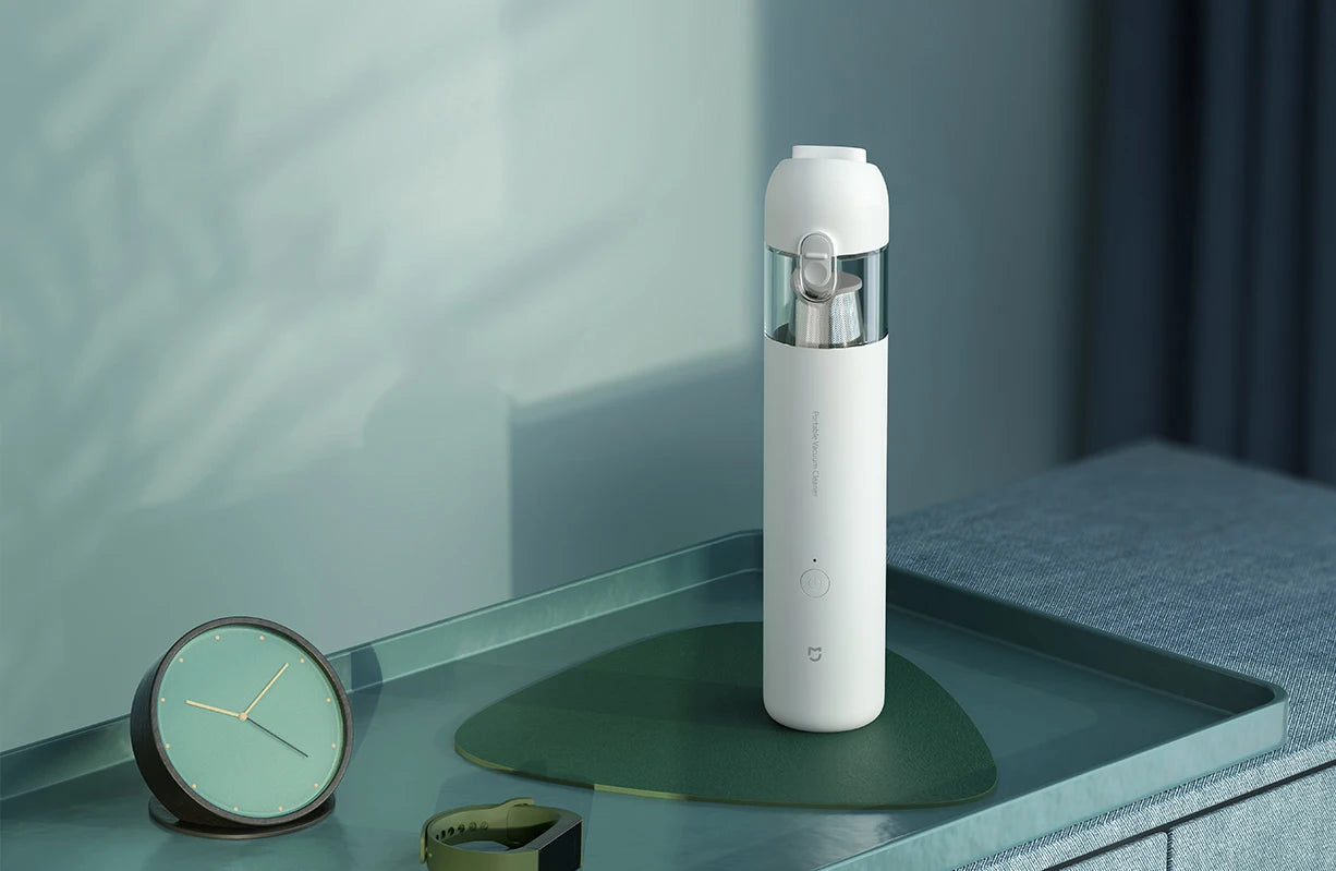 Aspiradora Xiaomi Mi Mini, 13000 Pa, Portátil, Inalámbrica, Inicio con un Botón, Motor sin Escobillas de 88000 RPM con Múltiples Boquillas para Automóvil