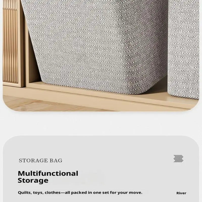 Caja de almacenamiento de ropa de gran tamaño con cubierta, cesta de lavandería grande, bolsa organizadora para bebé, plegable