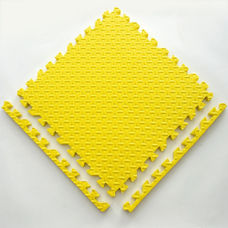 12 Uds. Alfombra de espuma para juegos de bebés, tapete de rompecabezas para niños, baldosas de ejercicio entrelazadas, baldosas de suelo, alfombra de juguete, alfombra suave 30*30*1cm
