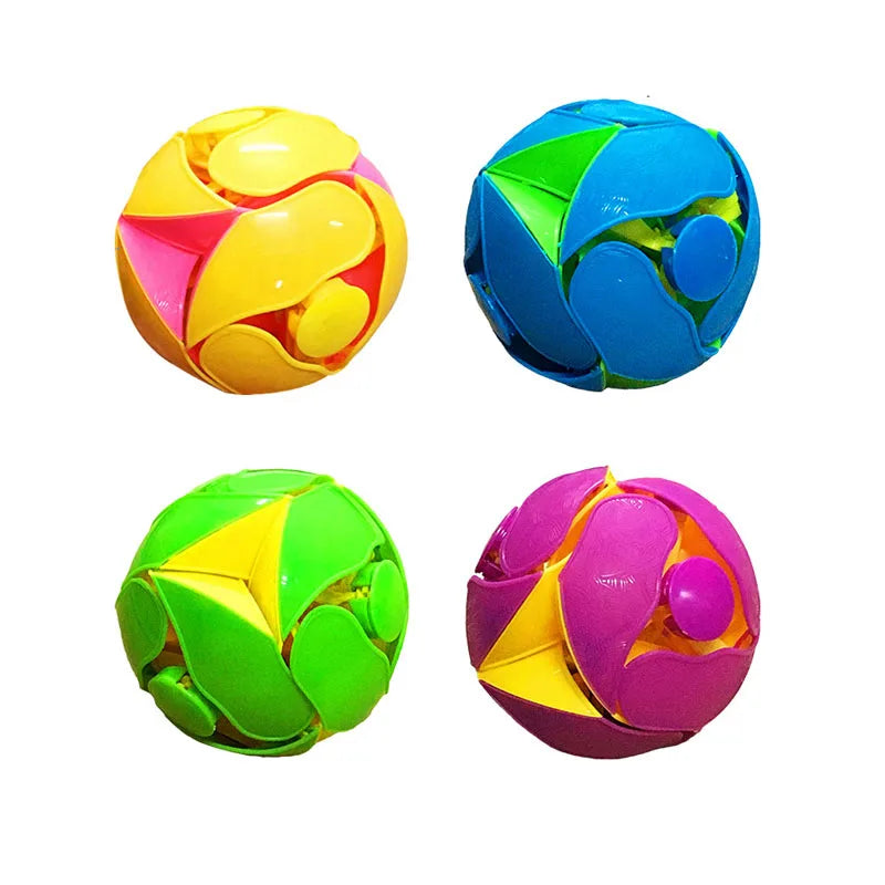 2 piezas de accesorios de plástico para reducir la presión para niños, pelota deformable de doble color, accesorios para reducir la presión entre padres e hijos